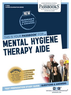 cover image of Mental Hygiene Therapy Aide